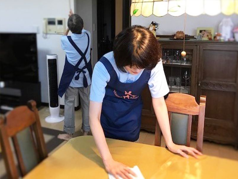 安心丁寧なお掃除をご提供